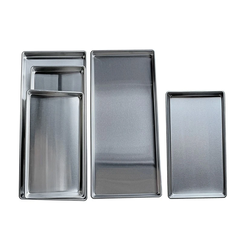 China Small Sizes Stainless Steel Tray Baking Sheet Pan manufacturer