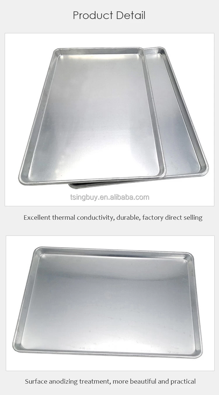 bakeware pan/aluminium flat baking tray for