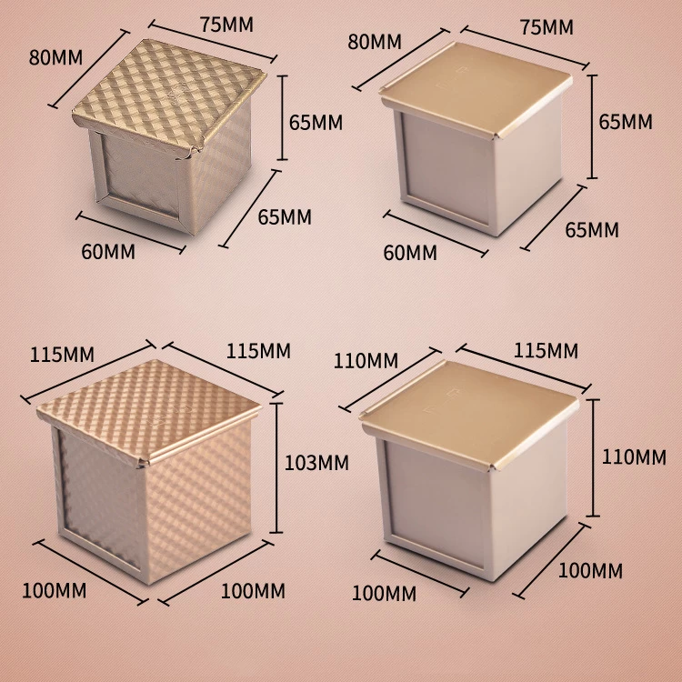 Square Pullman loaf pan manufacturer,China Loaf Tin Wholesale,Non