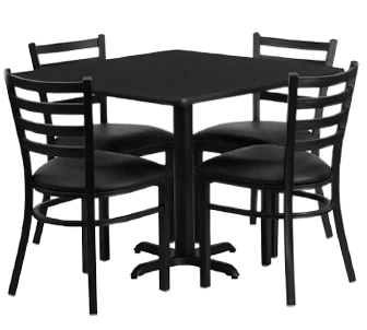RESTAURANT TABLE AND CHAIR