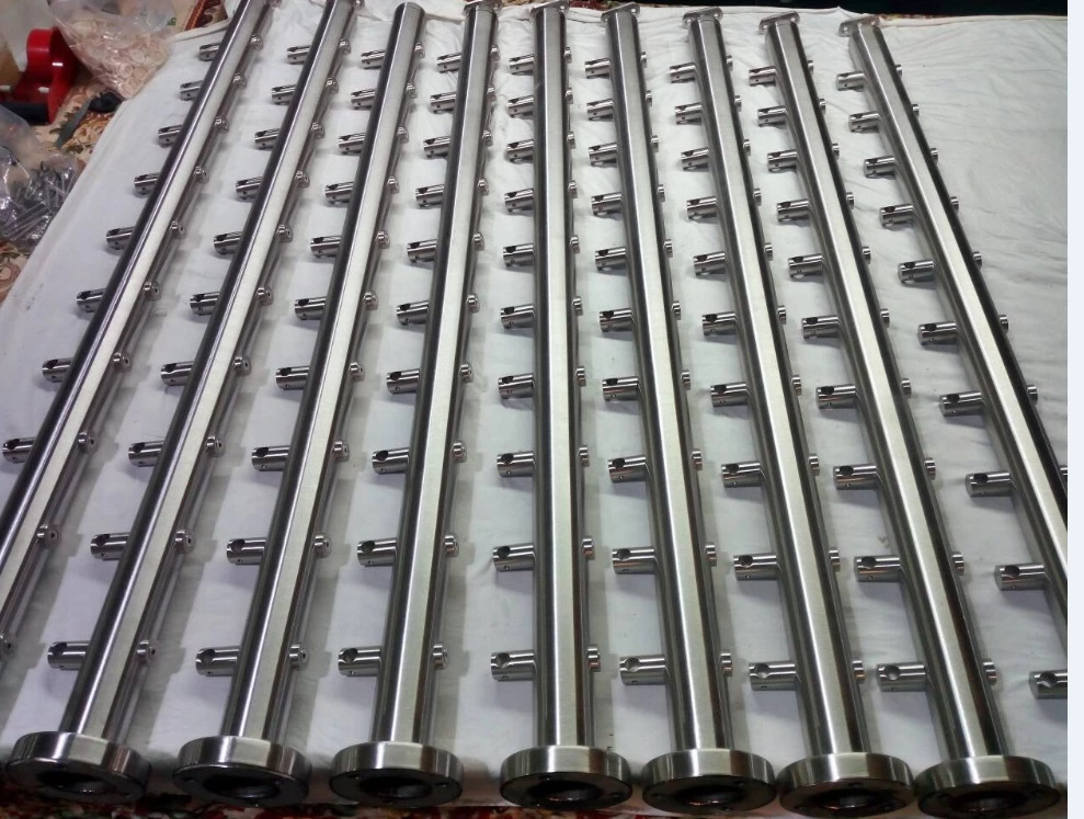 Usine directement l'acier inoxydable SS304 Escalier piliers Acrylique  Crystal balustrade balustrades de rampe d'escalier piliers Baluster - Chine  Escaliers en acrylique, l'acrylique Baluster