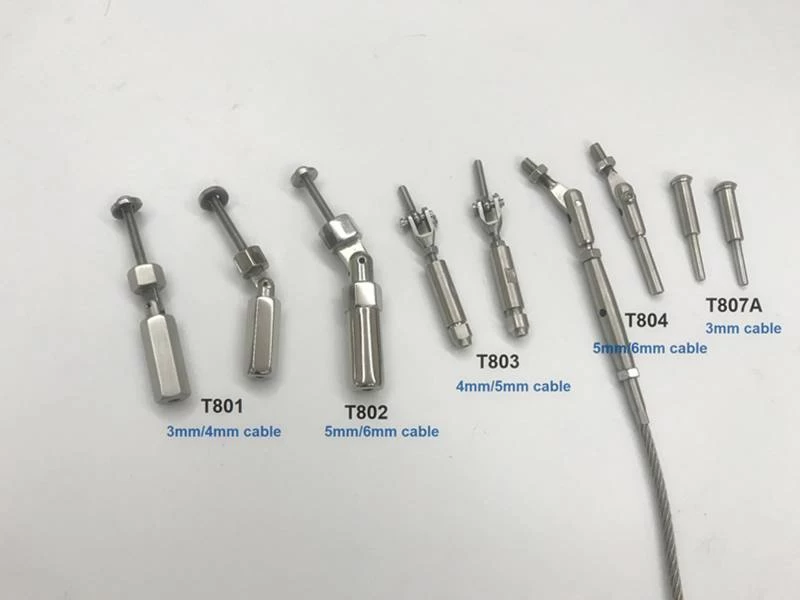 Accessori per ringhiere / tenditori / funi in acciaio inossidabile per 3-4mm  T801