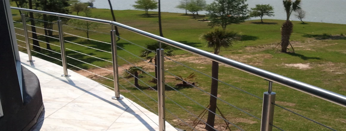 China Supplier Modern Home Balcony Cable Railing System Designs