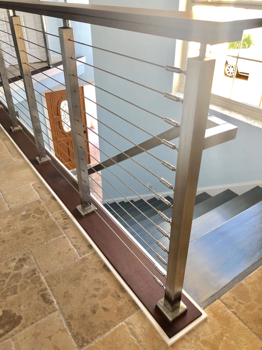 Câble en acier inoxydable pour rampe d'escalier