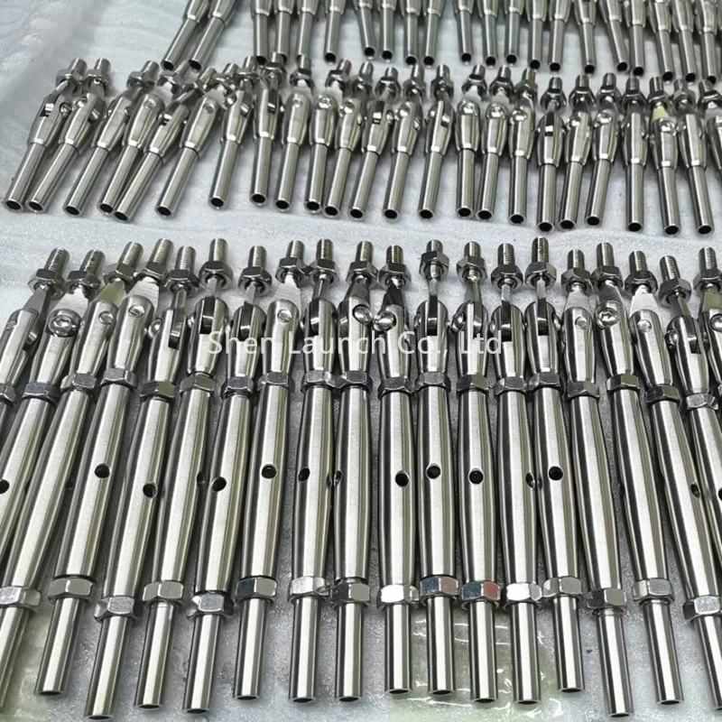 Tensores de alambre de cable de 5-6 mm de acero inoxidable cepillado