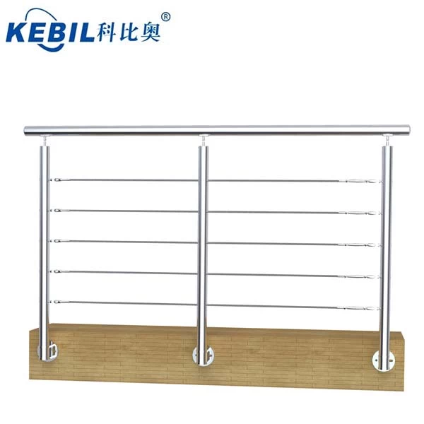 1.1 meter height stainless steel cable balustrade post LCH-123 of cable railing system