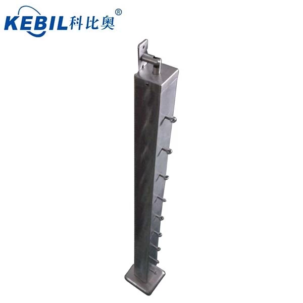 1.1 meter height stainless steel cable balustrade post LCH-124 of cable railing system