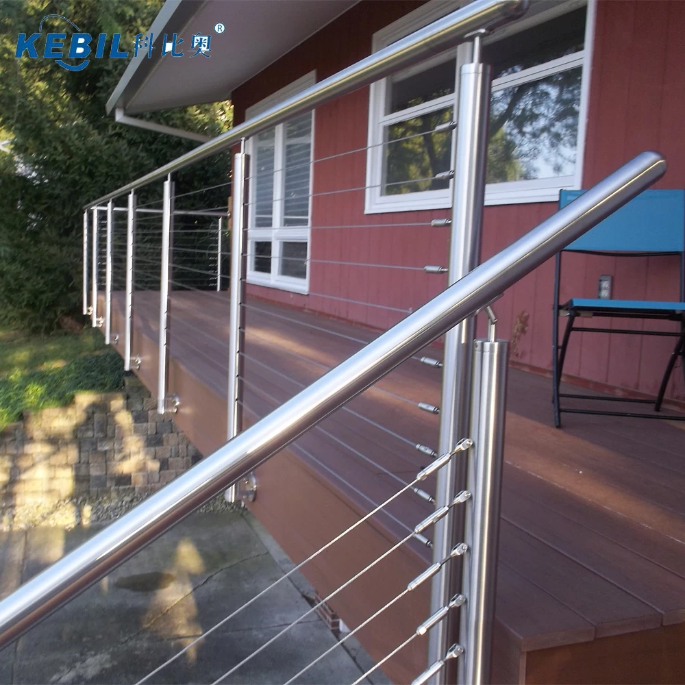 2020 New Design Stainless Steel Cable Railing Gate