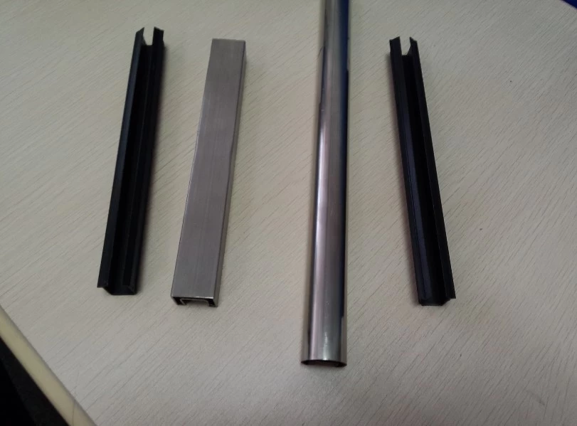 304/316 stainless steel round top rail for frameless glass fence