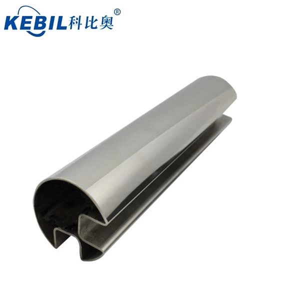 316 Stainless steel round top rail for stair cable rails