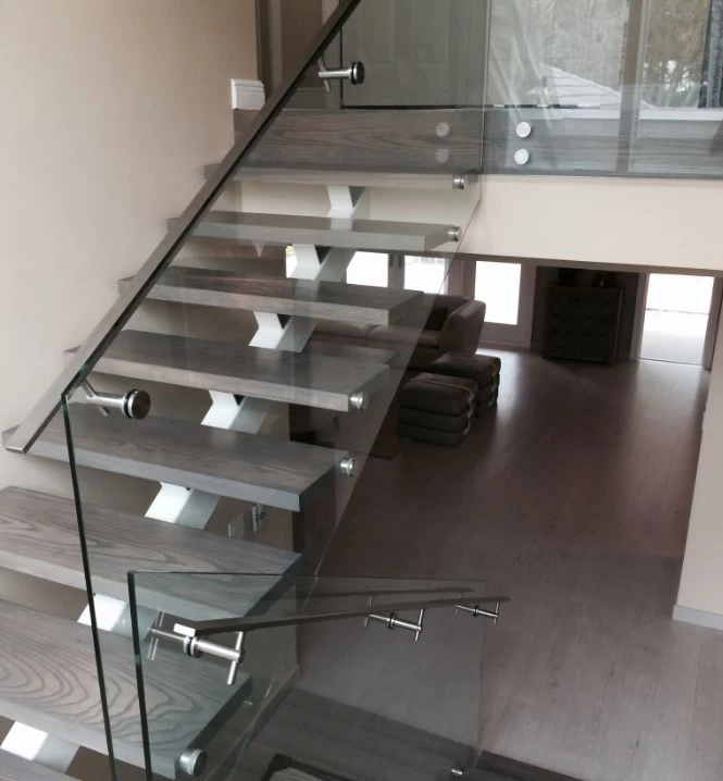 316 stainless steel glass handrail bracket for stair railings