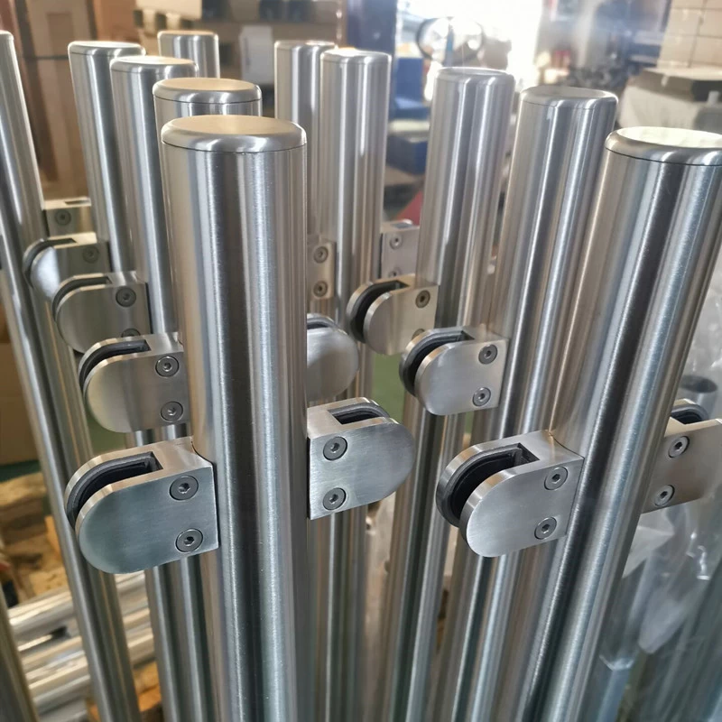 316 stainless steel glass railing posts for balcony railing design