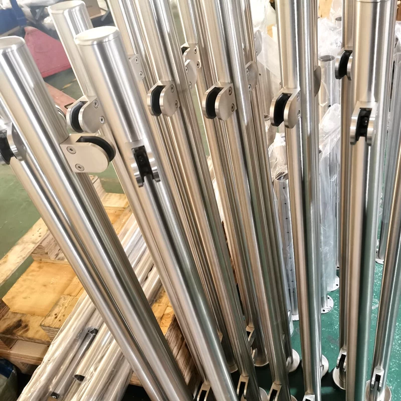 316 stainless steel glass railing posts for balcony railing design