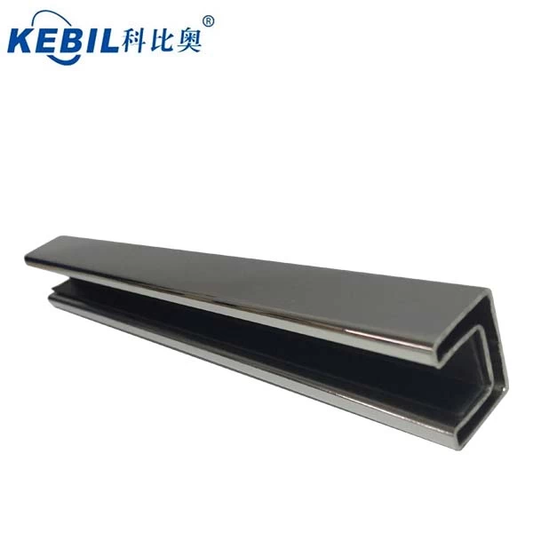 316L stainless steel slotted tube handrail