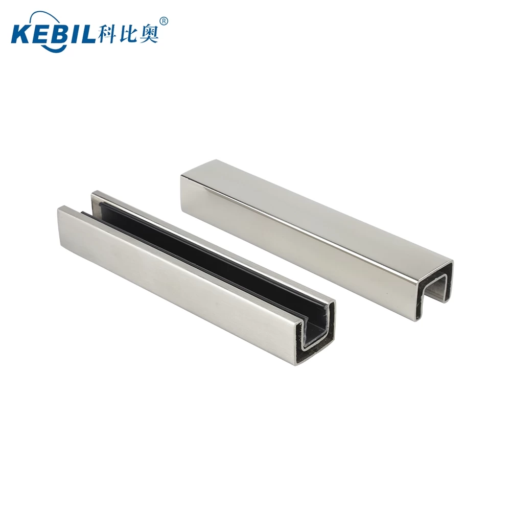 5.8 meter stainless steel mini slot rail for glass fencing or balcony
