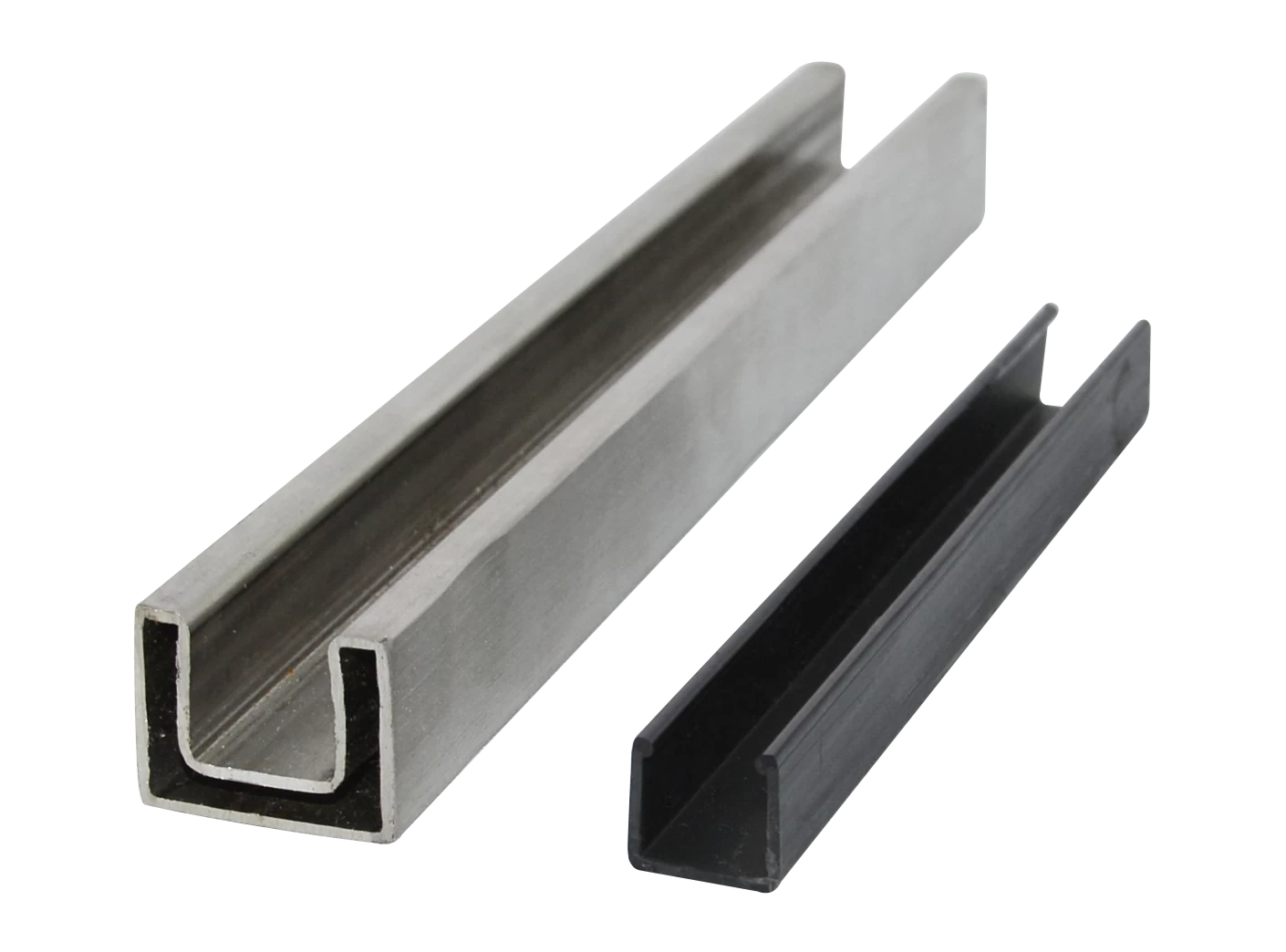 8k polished 25x20mm slimline square handrail tube, stainless steel 316L for 12 mm tempered glass railing