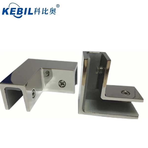 90 Degree 304 Stainless Steel Square Type Glass Corner Clamp 6mm