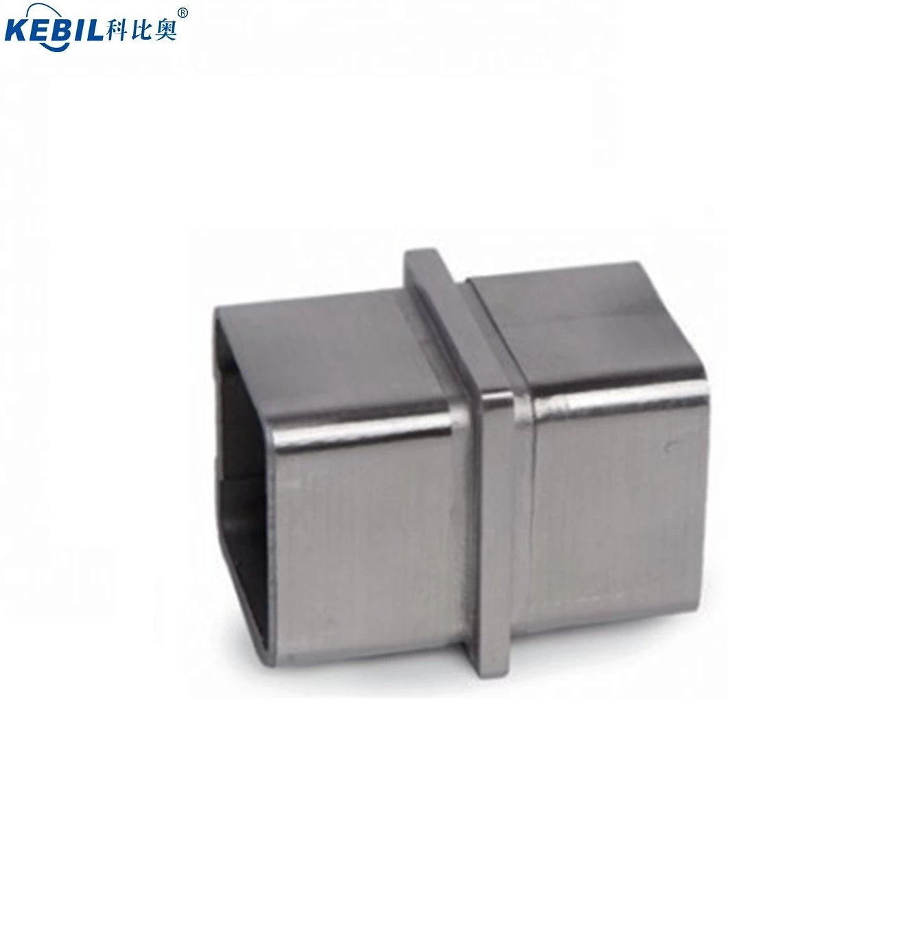AISI 304 inox pipe fittings for stainless steel square tube connector