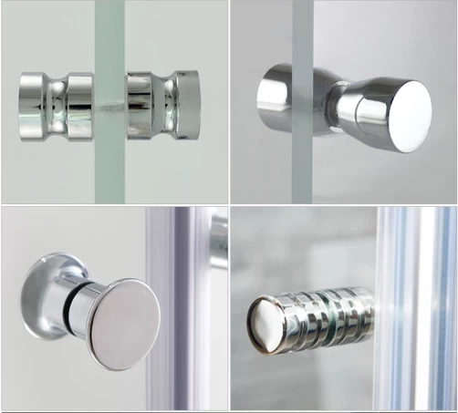 Maniglie per porte in vetro in alluminio Maniglie per porte per doccia in vetro