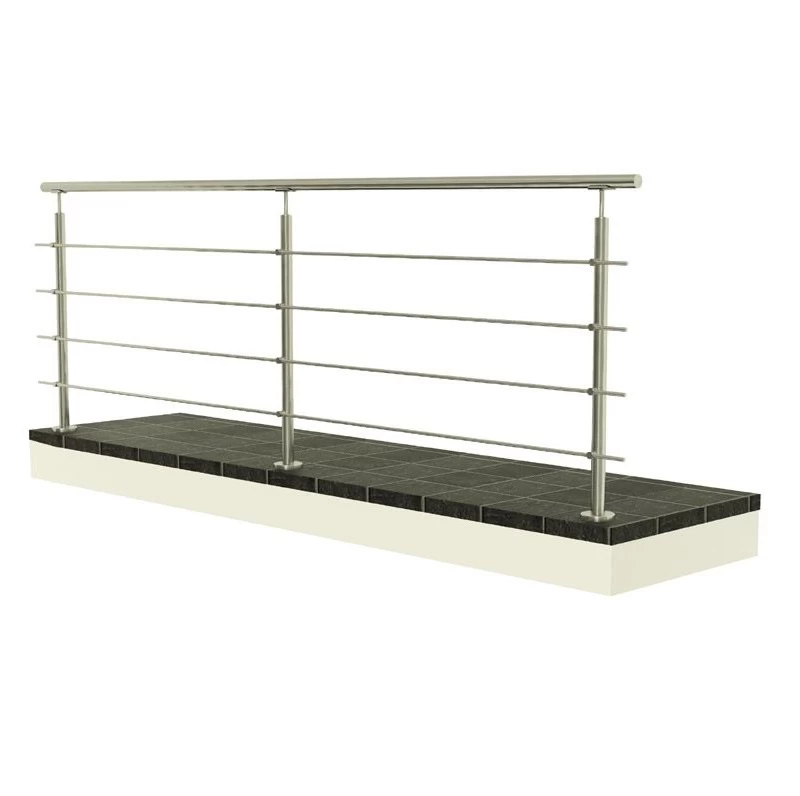 Stainless Steel Rod Bar Post Stair Railing Crossbar Rod Balustrade
