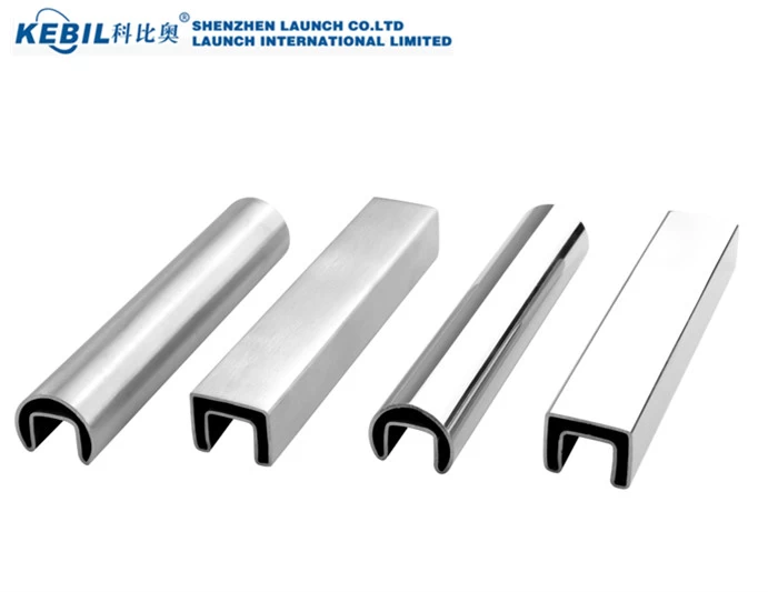 Balustrades SS316L Removable U Channel Glass Handrail Capping