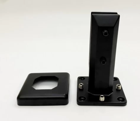 Black Adjustable Frameless Stainless Steel Glass Spigot Railing Accessories Balcony Deck Glass Spigot