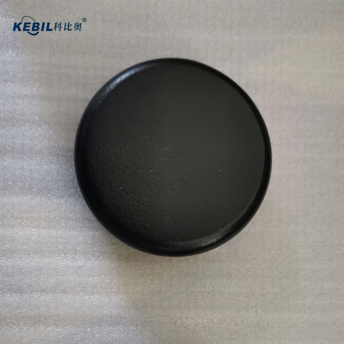 Black Powder Coating Color Stainless Steel Pipe End Cap  For Round Handrial Post End