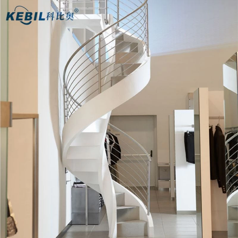 China Suppliers Spiral Stair/Balcony/Deck Handrail Stainless Steel Rod Railing