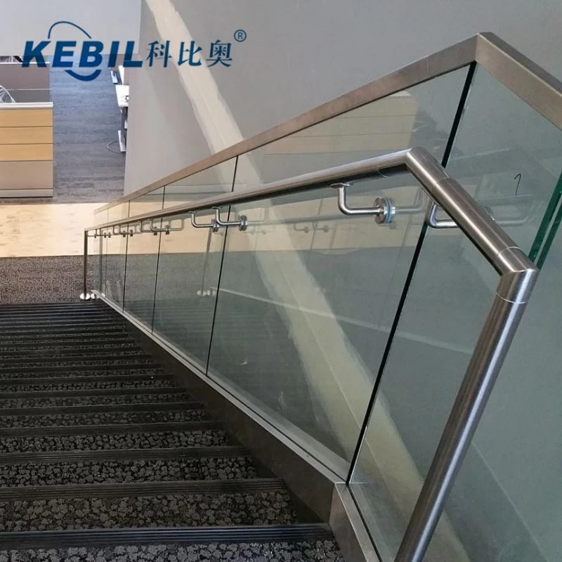 Proveedores de China Soportes de pasamanos de escalera montados en vidrio de acero inoxidable