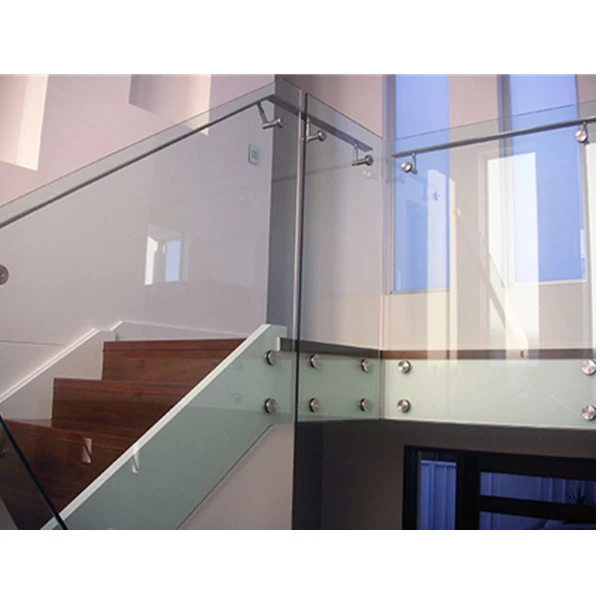 China glass to top handrail bracket for staircase stainless steel