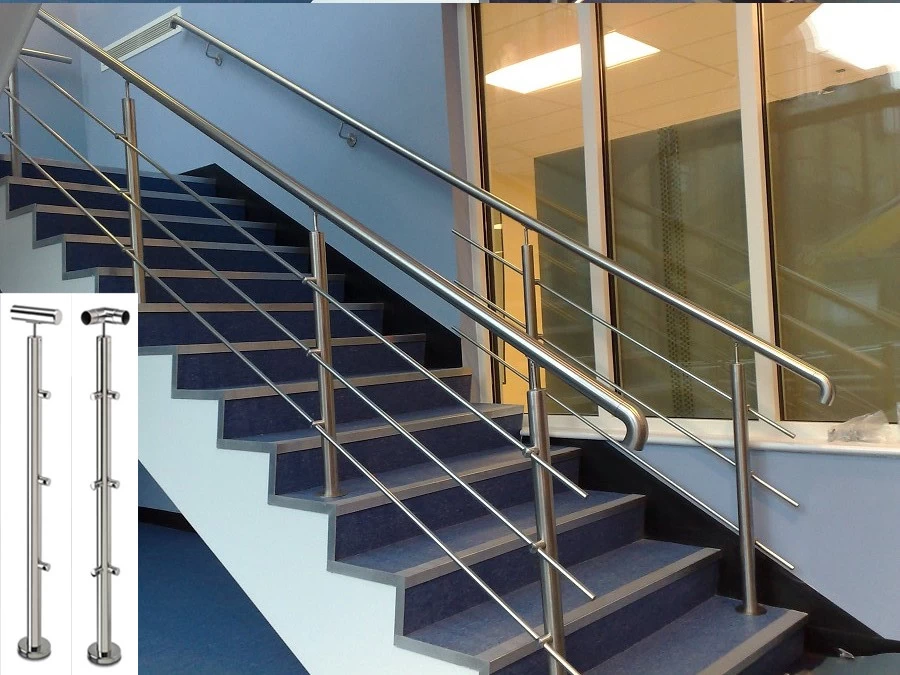 Factory Price Stainless Steel Rod Crossbar Railing System for Deck Staircase Balcony