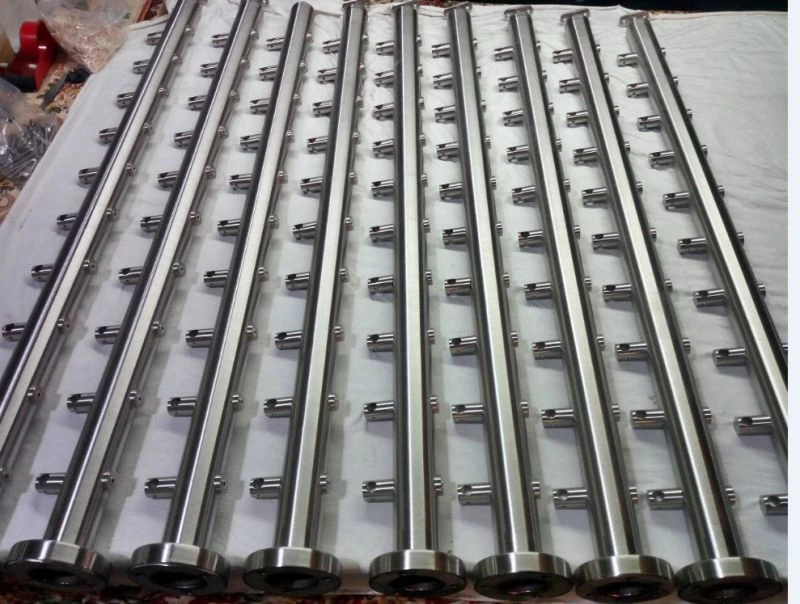 High quality stainless steel crossbar balustrade post for stair railing balcony railing