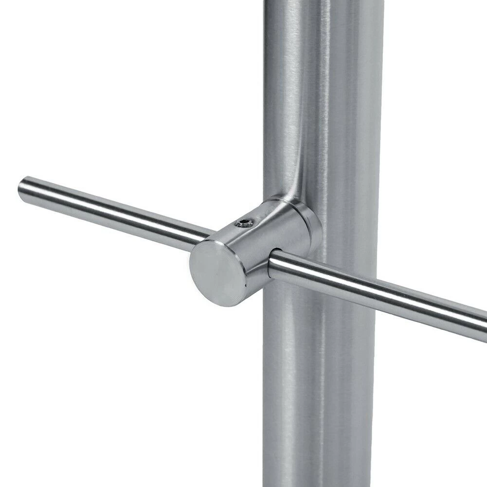 Inox Stainless Steel Crossbar Railing Crossbar Holder Bar Connector