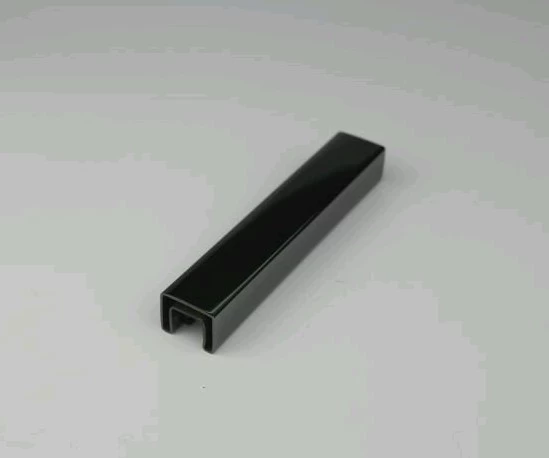 Matt Black Stainless Steel Slimline Handrail Mini Top Rail