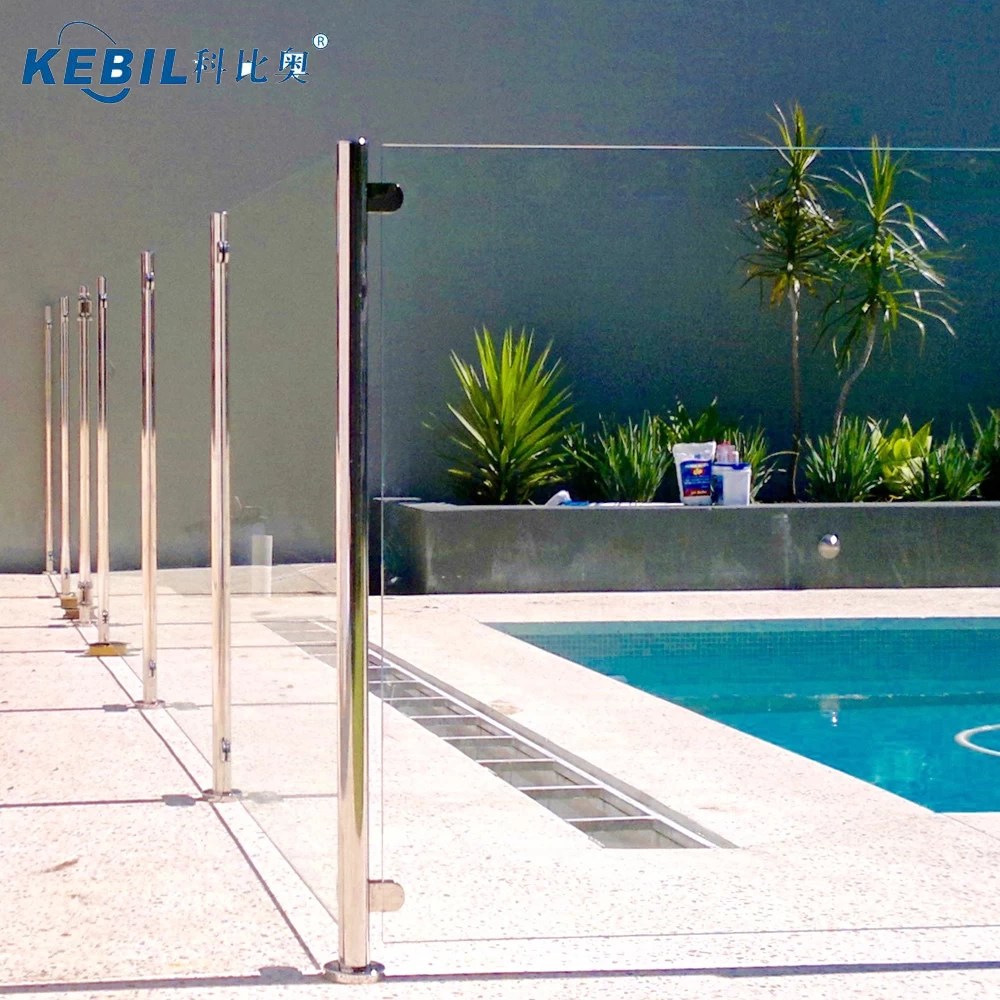 Modern stainless steel swimming pool handrail