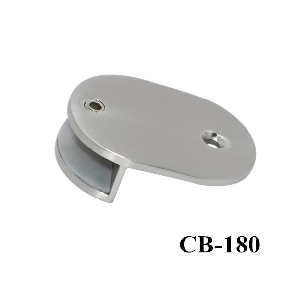 Nonstandard wall mounted glass clamp for window railing