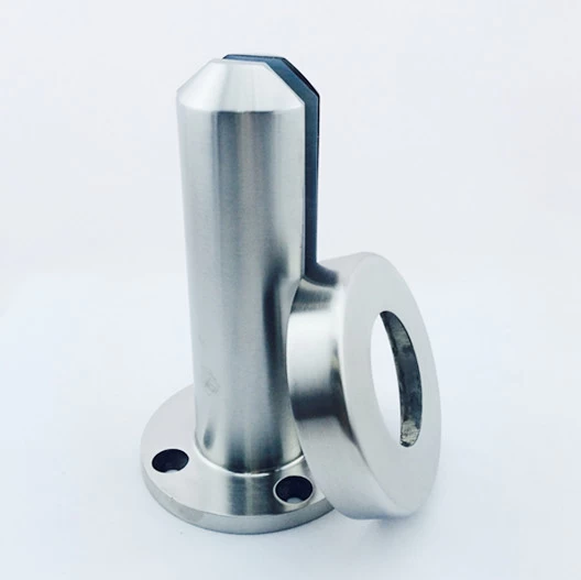 SS316 brushed glass spigot for pool fence