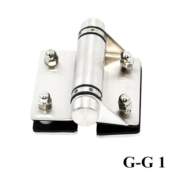 Sheet metal glass to glass spring door G-G1hing for pool fence system
