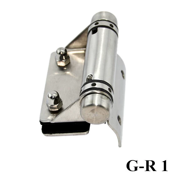 Sheet metal glass to round post gate hinge G- R1 for swimming pool