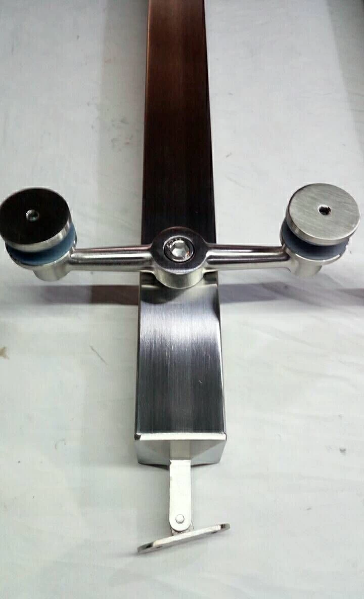 Spider balustrade post with adjustable standoff attached stainless steel 316 for 1/2 inch glass railing design