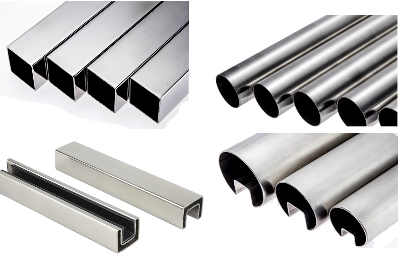 Tubo de acero inoxidable de la tubería de acero de la construcción de las barandillas de la barandilla de Inox SUS 201301304 316L