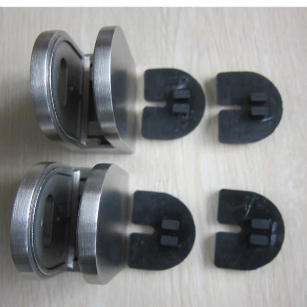 Stainless steel round glass clip for 1/2" glass china manufacturer G104