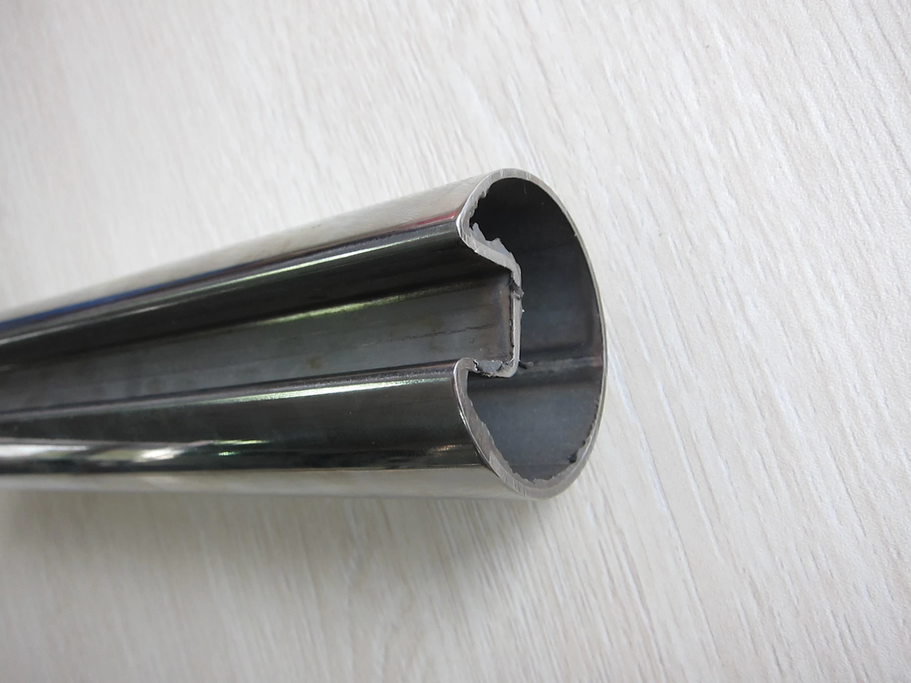 Edelstahl Slimline oberen Handlauf für 10-12mm Glas