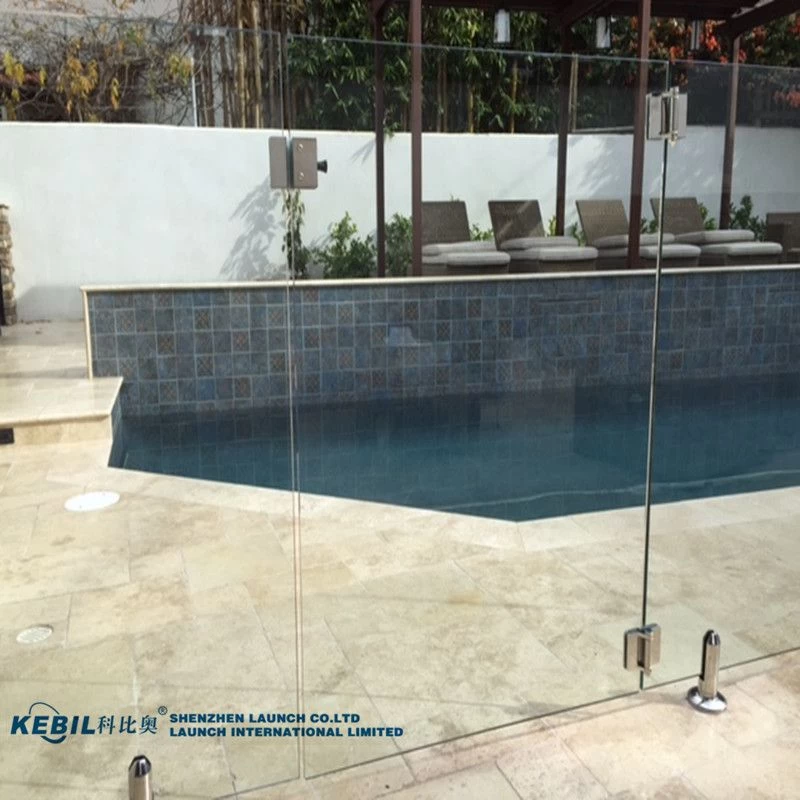 Swimming Pool Frameless Glass Railing For Pool Gate Hinges Heavy Duty Spring Loaded Hinges