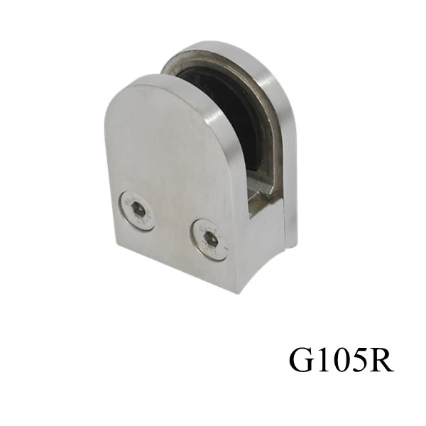 china D type glass clamp supplier(G105R)