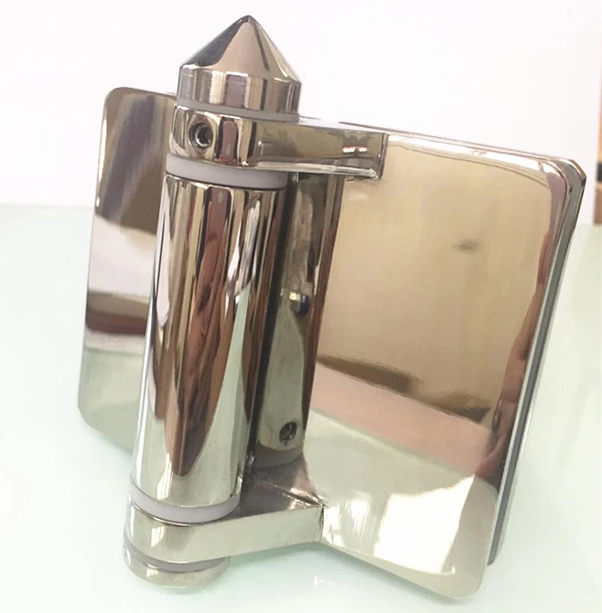 heavy duty spring load stainless steel glass gate hinge(model no. G-G2)