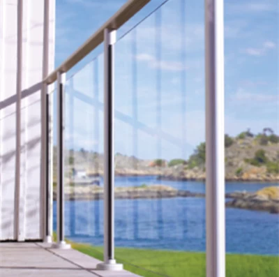 modern design aluminum glass balcony railing designs