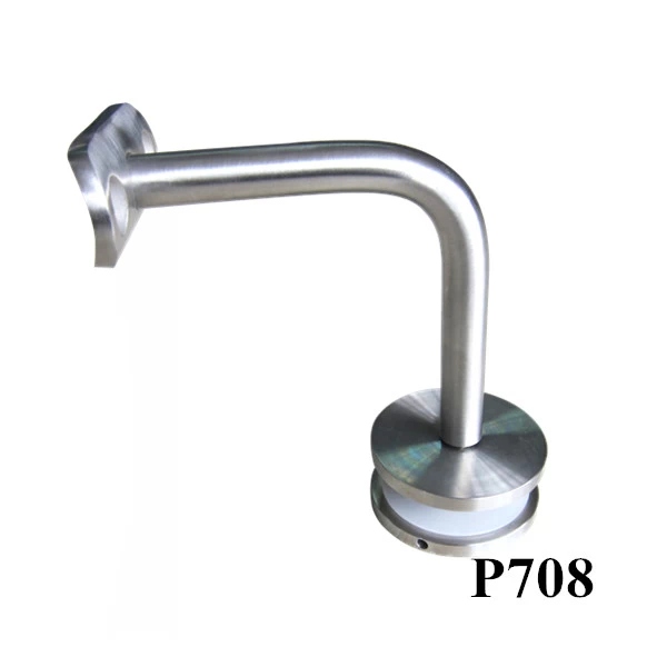 stainless steel 316 glass mounting handrail bracket