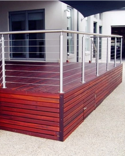 stainless steel cable balustrade post railing system
