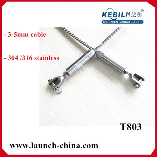 stainless steel cable fititng for balcony railings